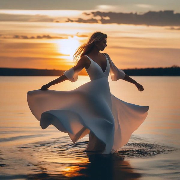 Девушка на воде