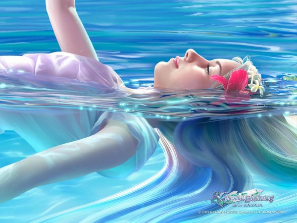 Девушка на воде