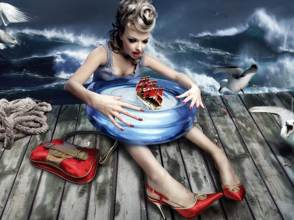 Креативные с девушками