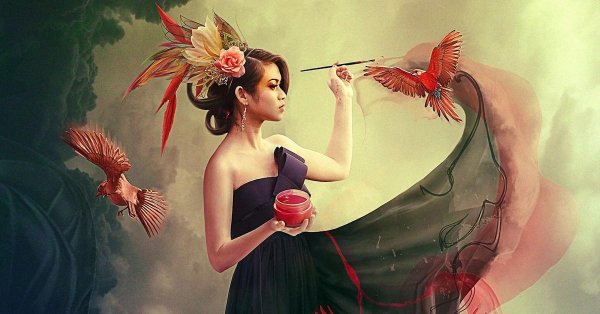 Креативные с девушками