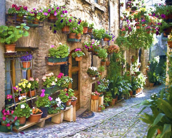 итальянские дворики