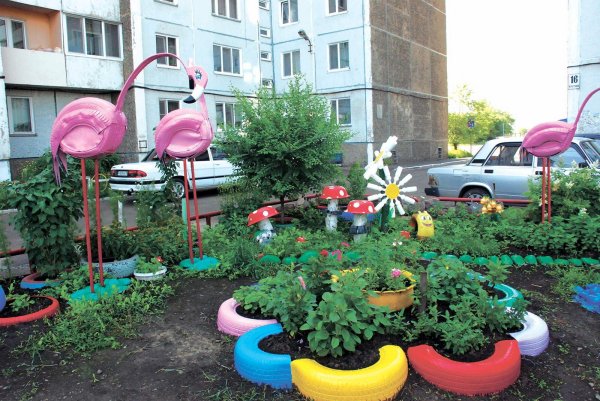 украшение двора