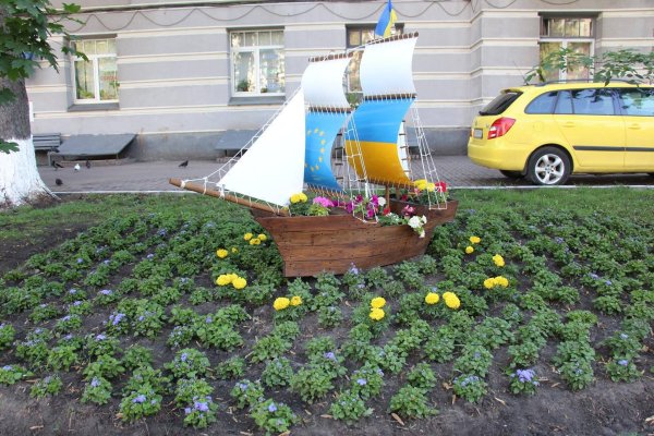 клумба оформление