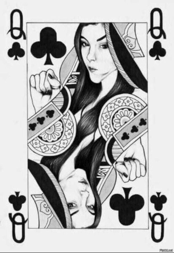 Девушка с картами