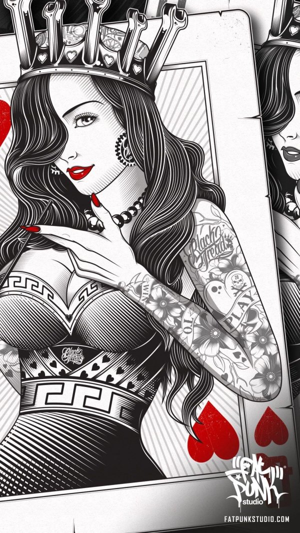 Девушка с картами