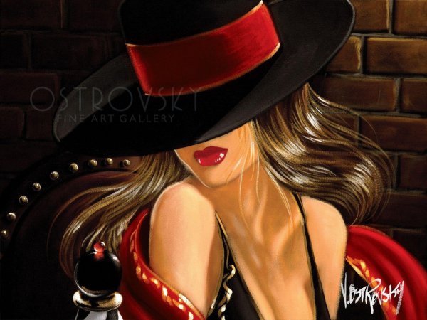 Девушка с картами