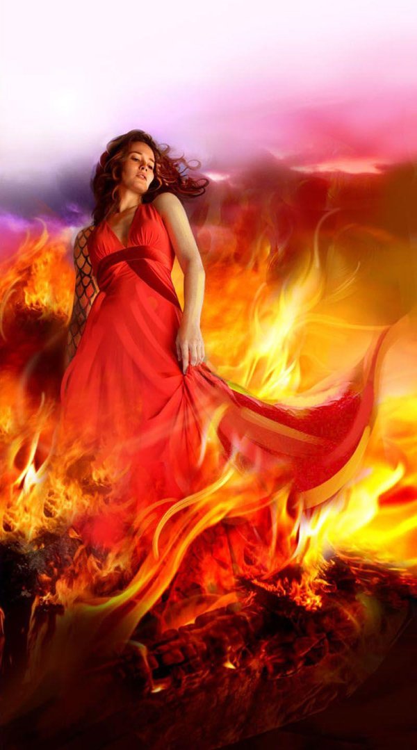 Девушка и огонь