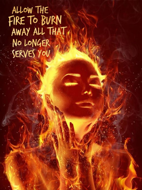 Девушка и огонь