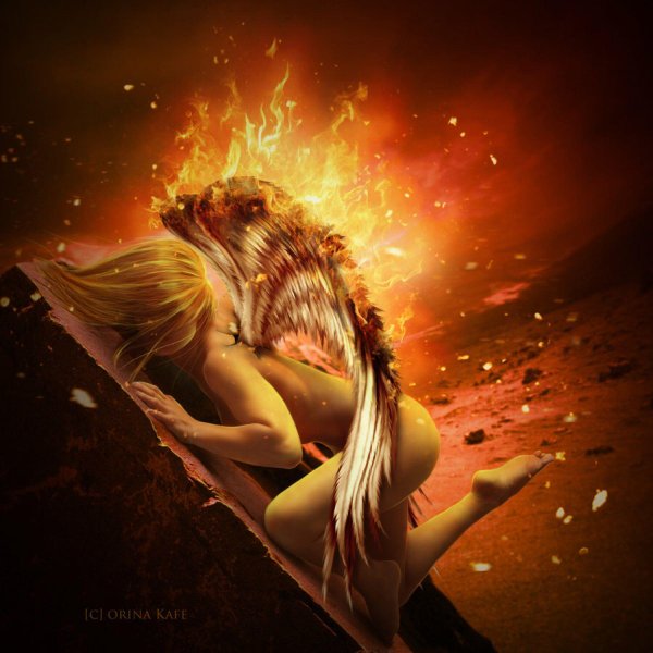 Девушка и огонь