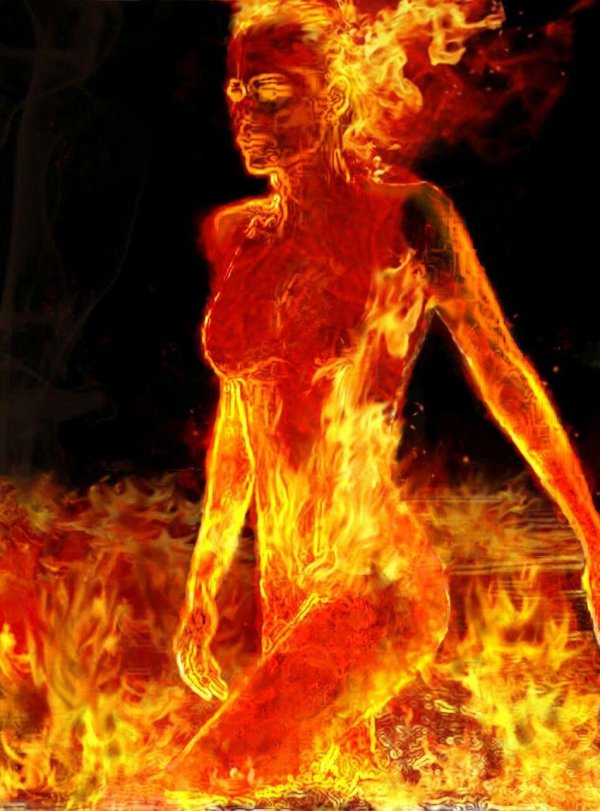 Девушка и огонь