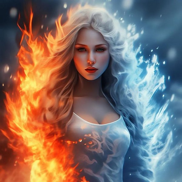 Девушка и огонь