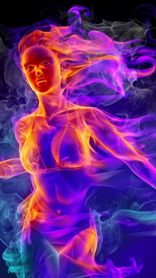 Девушка и огонь