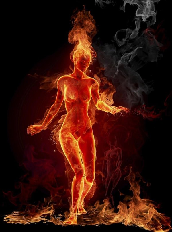 Девушка и огонь