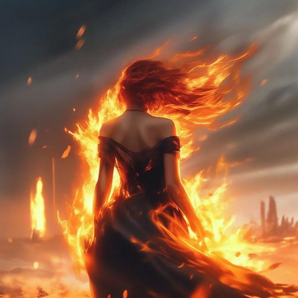 Девушка и огонь