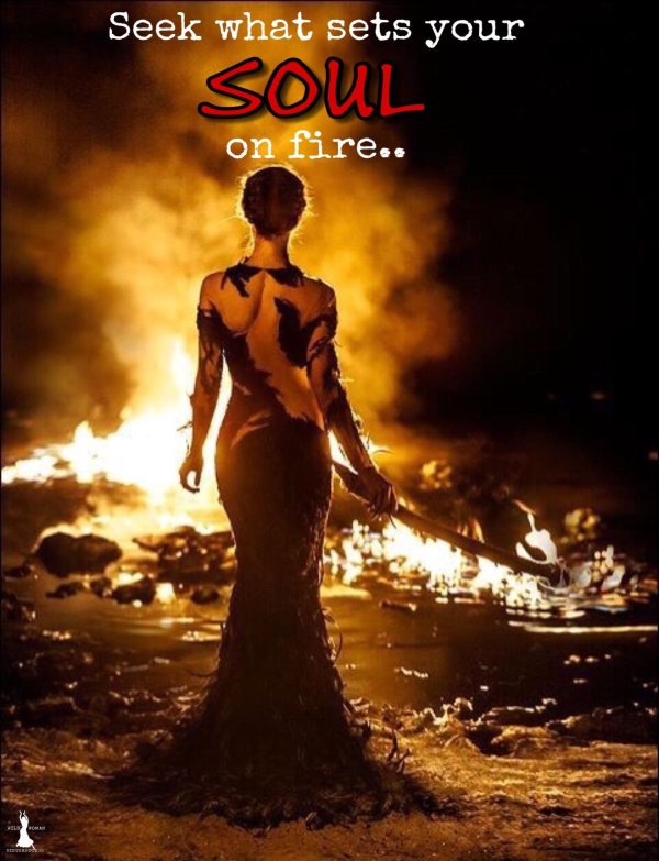 Девушка и огонь