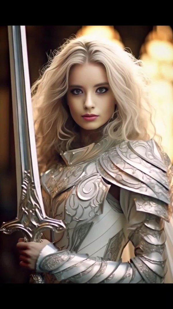 Воин и девушка