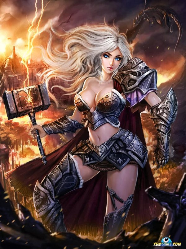 Воин и девушка