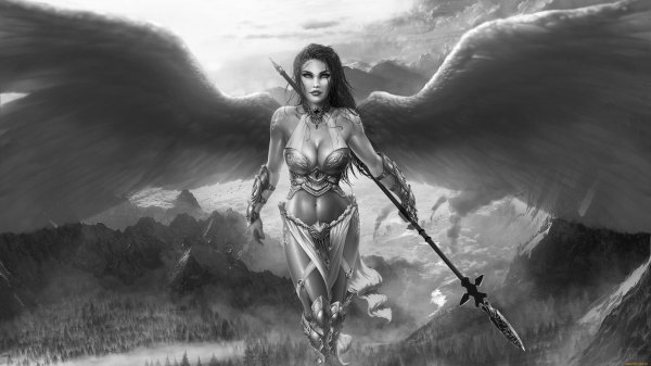 Воин и девушка