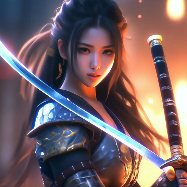 Воин и девушка