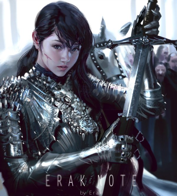 Воин и девушка