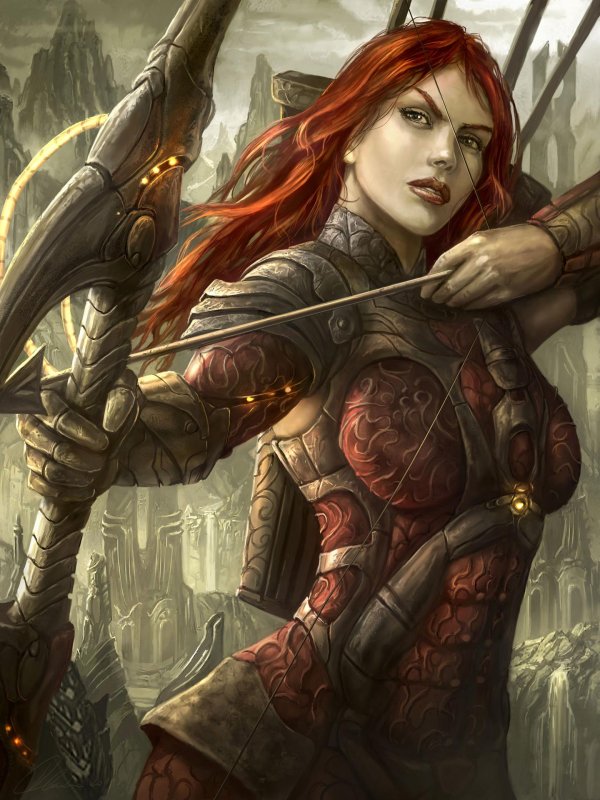 Воин и девушка