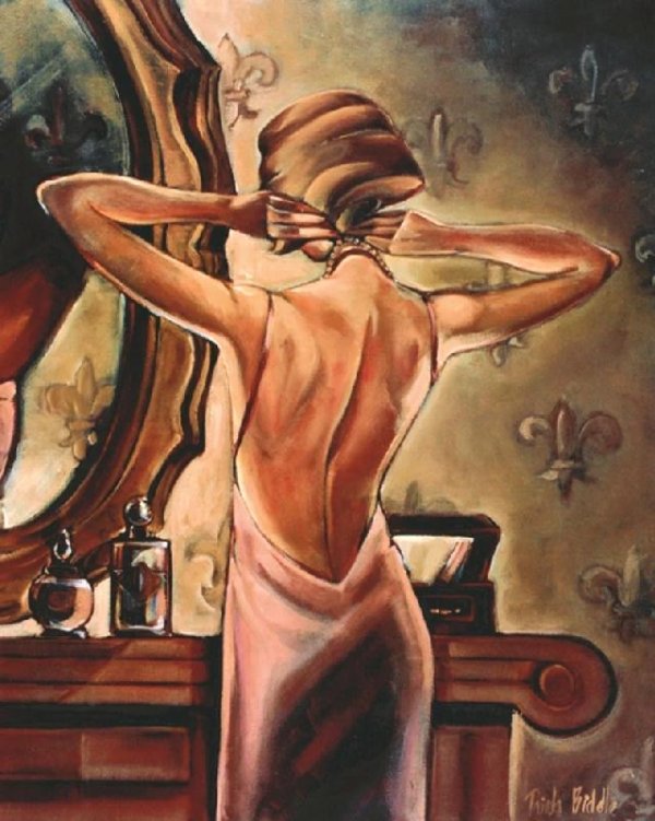 Девушка у зеркала