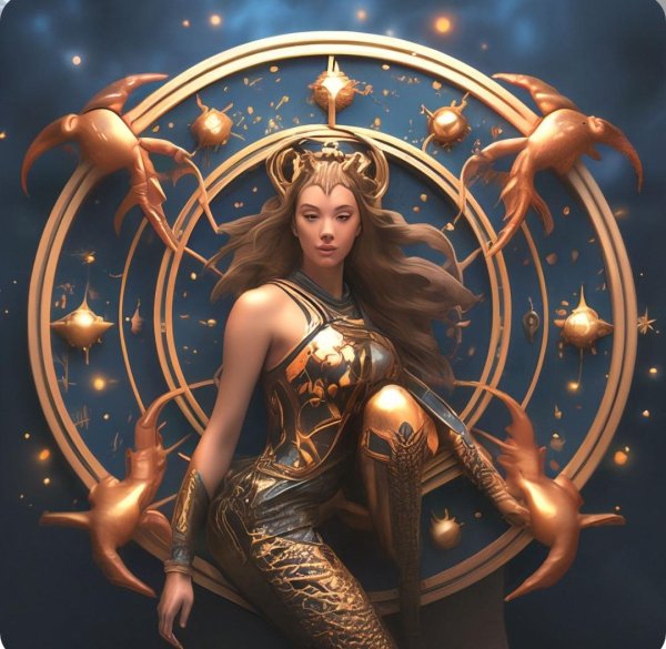 Девушка и скорпион