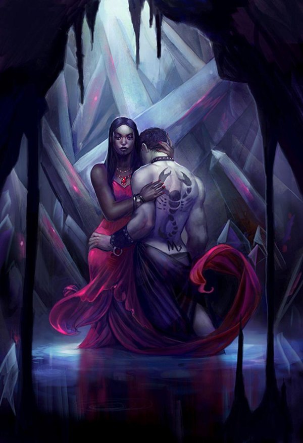 Девушка и скорпион