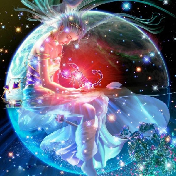 Девушка и скорпион