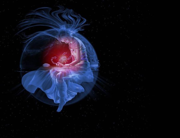 Девушка и скорпион