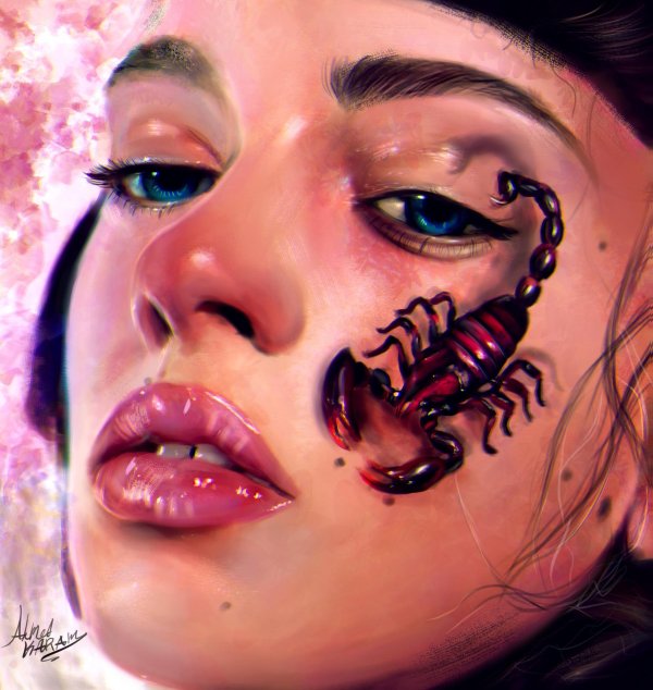 Девушка и скорпион