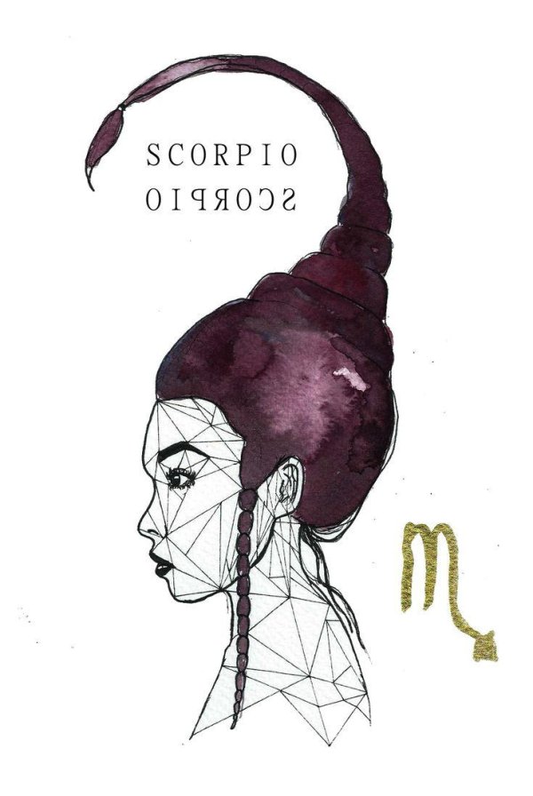 Девушка и скорпион