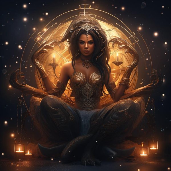 Девушка и скорпион