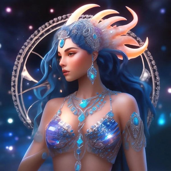 Девушка и скорпион