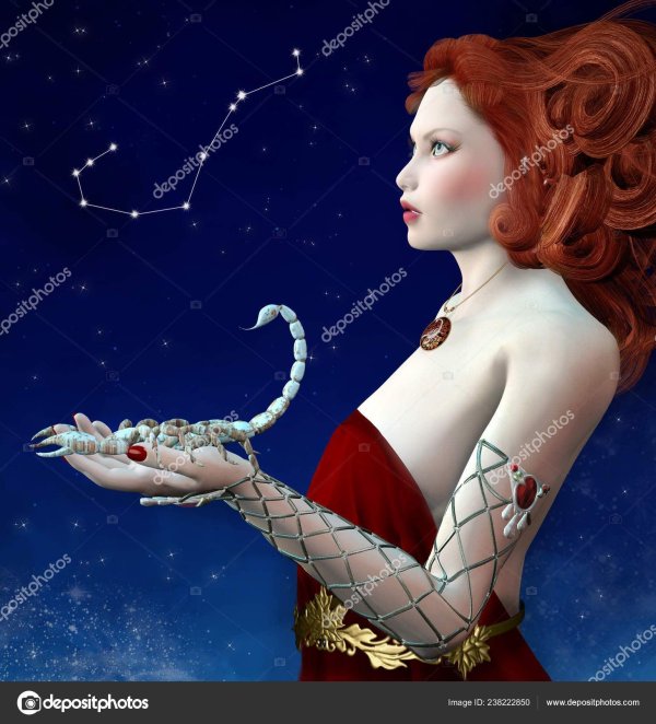 Девушка и скорпион