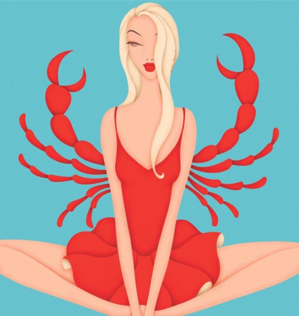 Девушка и скорпион