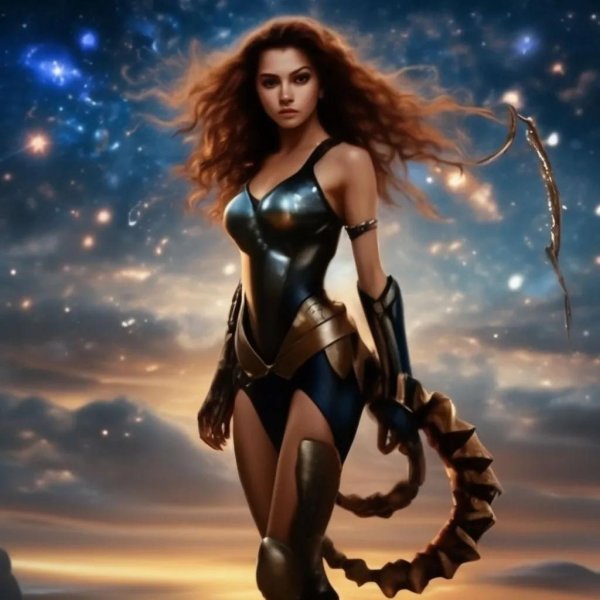 Девушка и скорпион