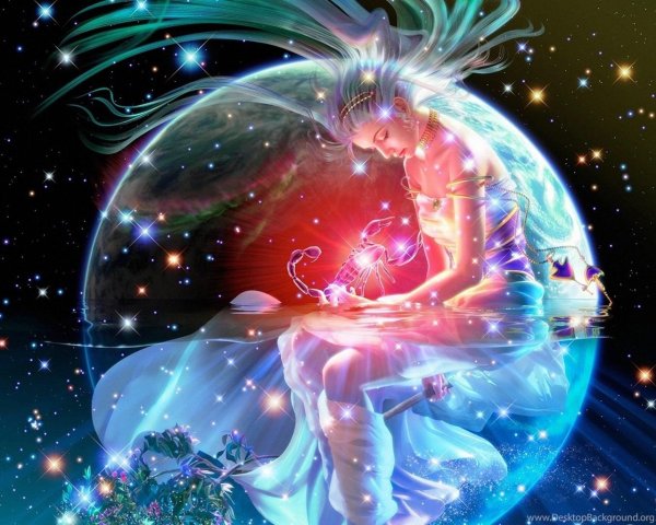 Девушка и скорпион