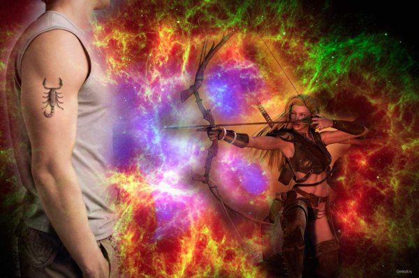 Девушка и скорпион