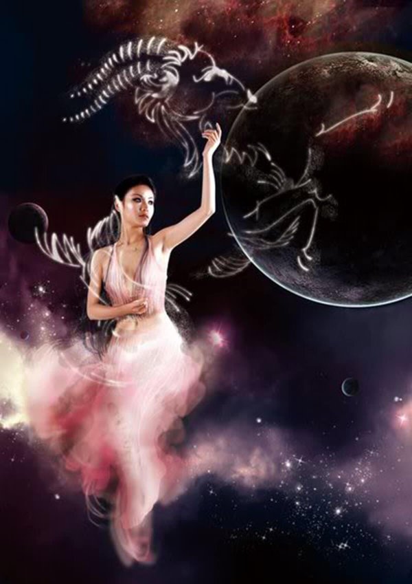 Девушка и скорпион