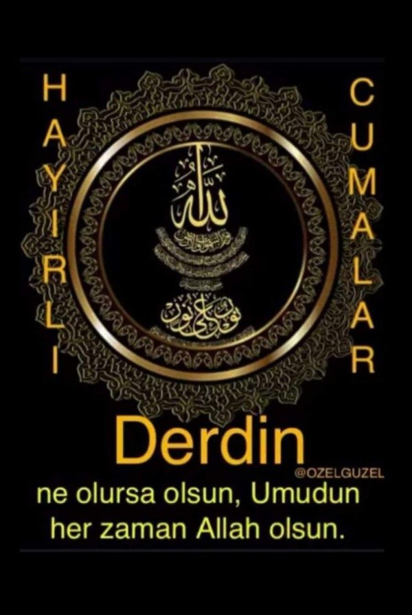 cumanız mübarek olsun