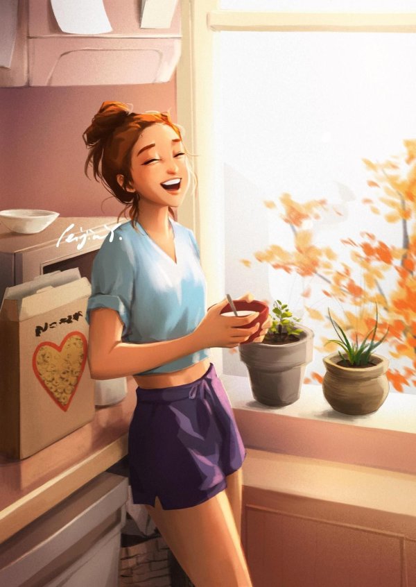 Утренние с девушками