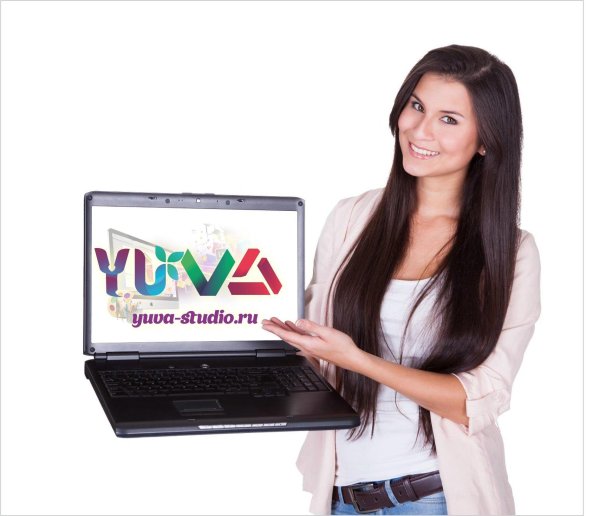 Девушка у компьютера