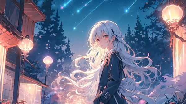 Девушка и звезды