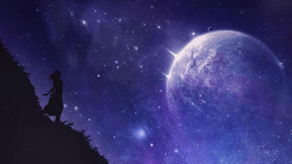 Девушка и звезды