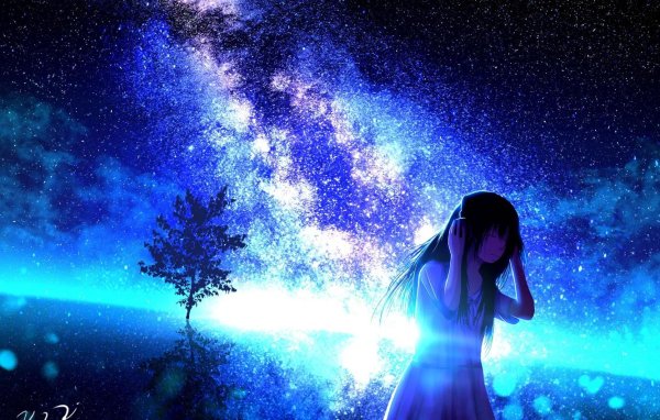 Девушка и звезды