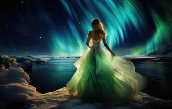 Девушка и звезды