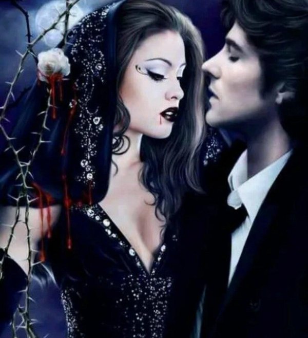 Вампир и девушка