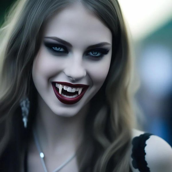 Вампир и девушка