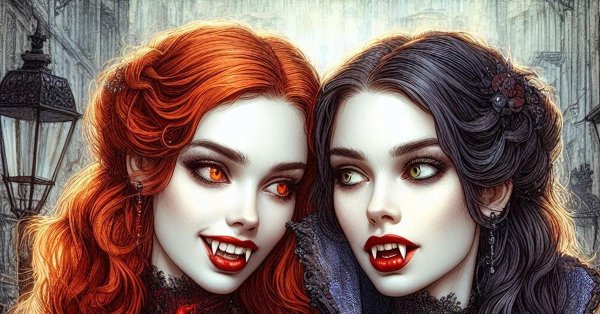 Вампир и девушка